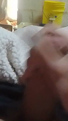 Masturbating my cuban big cock   Clip 1