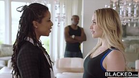 BLACKED Black woman introduces white girl to BBC