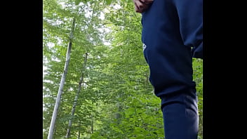 Im wald pissen, piss in the woods public