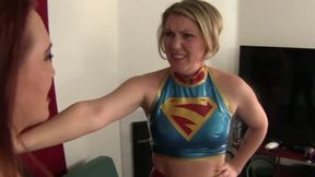 Vampire Overpowers Supergirl Ashley