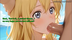 Enjoy a beach party with 8 warm desperate baddies (Sex JOI)