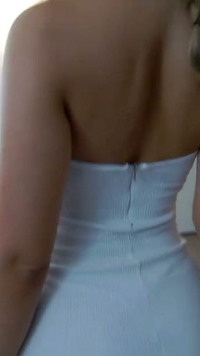 Always elegant, always lovely. HelenWaldorf in a super sexy white dress having great fun in her free show, which is&hellip;   Clip 1