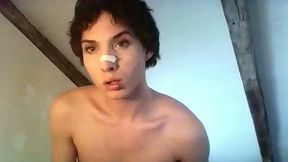 Twink Cumming on Table