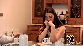Daddy4k. older dude fucks son\u2019s cute gf
