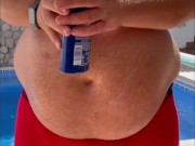 One gallon of sunscreen