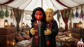 Fruit Series: Episode 2 - Cute Strawberry Witch and Potato Wizard Sharing Magical