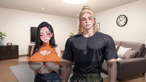 finger blasting cheating - ntr d by my friend cheating route #7 ai game