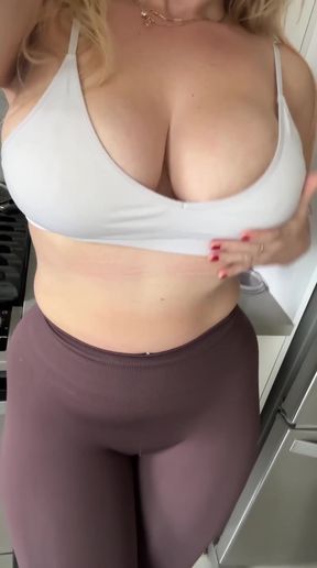 Female Onlyfans Model in Sports Bra