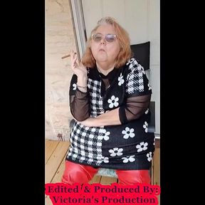 Mistress V Smoking a Mini Cigar and Talks About
