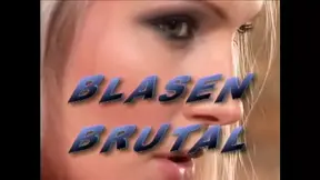 Young German amateur gets double-fucked in the cellar