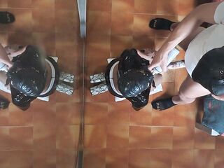 mother I'd like to fuck in hot clothing, nylons and high heels banged in the throat and doggystyle with reiterated org