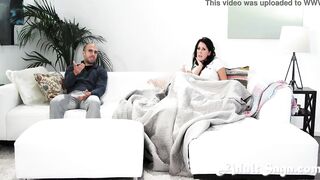 Family TV Time Is Cougar Son Playtime - Reagan Fox