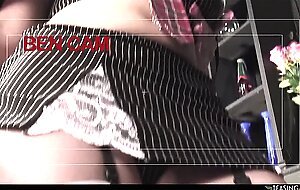 Dressed up as maids and quite horny two ebonies fuck two guys at a bar
