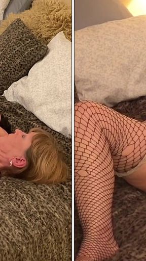 Granny Carmen Angel Dildo and Missionary Fucked to Orgasm