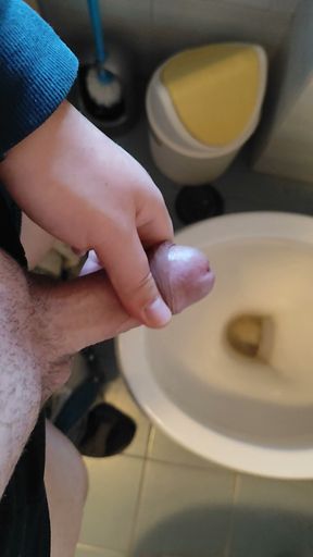 in the bathroom