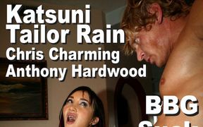 Katsuni & Tailor Rain & Chris Charming & Anthony Hardwood: BBG suck, fuck, DP, A2M