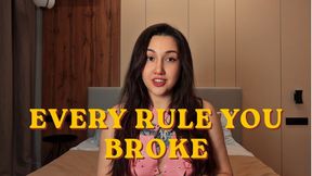 Morning Rules Inspection Slow Domme Reading & Punishment Review