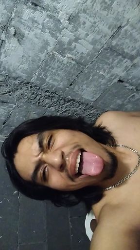 In the Bathroom Hitting It Hard