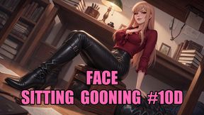 Face Sitting Gooning #10D: Surrender Beneath My Heavy Goddess Ass (Animated, Music, Text)