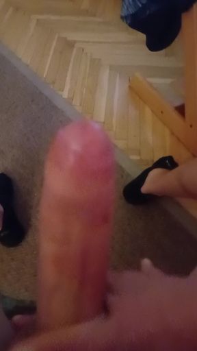 I masturbate, but only briefly at the end - was too horny to hold the cell phone
