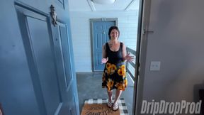 Dripdrop Psilo Siren Is the MILF Next Door That Fucks Her Neighbor Until She Squirts and Gets Creampied!