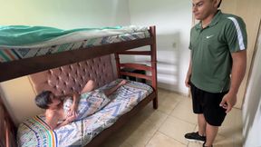 I Arrive and Find My Latina Stepsister in My Room Lying on My Bed, I Like How She Looks and I Decide to Give Her a Good Fuck