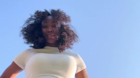 Tiny Trouble at the Dog Park Giantess tiny man shrunken man pov