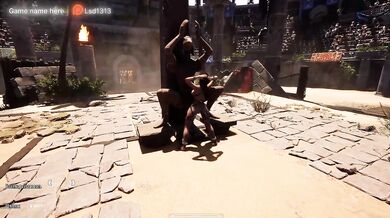 Will This Huge Dick Awakened Statue Be Able To Fuck Lara Croft's Tight Pussy?