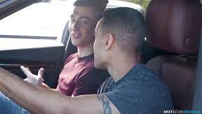 Sexy Latino Anthony Moore seduces straight friend - NextDoorStudios
