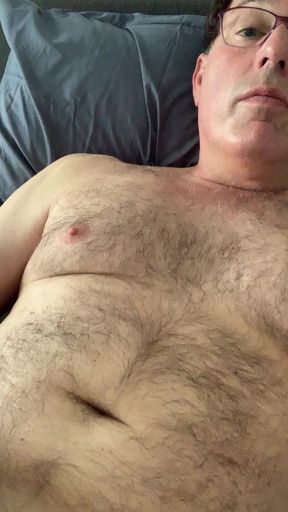 Look at my morning wood, super stiff hard dick, stroking and edging.
