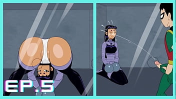 Blackfire becomes a slave and shows her ass 8Titans Episode 5