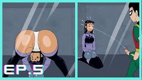 Blackfire becomes a slave and shows her ass 8Titans Episode 5