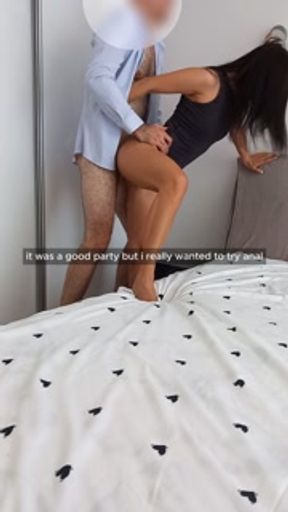 i had anal sex with one of the guests after the party