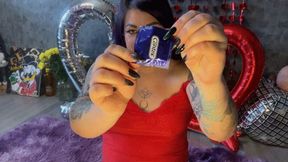 Valentines day ! looner b2p big glove with condoms