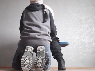 My lesbo student performs analinctus for a precious grade