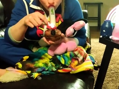 emberlayne ddlg stoner baby smokes and shows tits xxx video