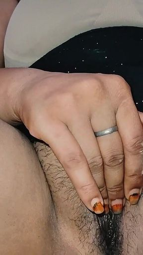 Indian College Chubby Girl Fingaring at Home