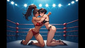 Female Wrestling Confessions #93: Bikini-Clad Battle