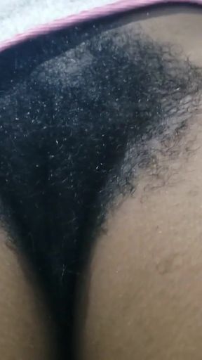 Young Natural Hairy Babe in the Bathroom with Natural Allure, Intimate Atmosphere and Soft, Sensual Presence   Clip 1