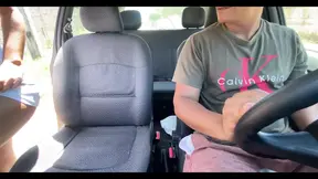 he manages to have sex with a young woman in the middle of the street,but cums quickly