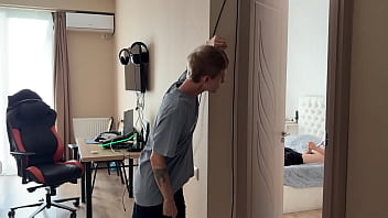 part 1 caught my straight friend jerking off to gay porn