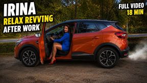 Irina Relaxing and Revving After Work Full 18 Minute Video