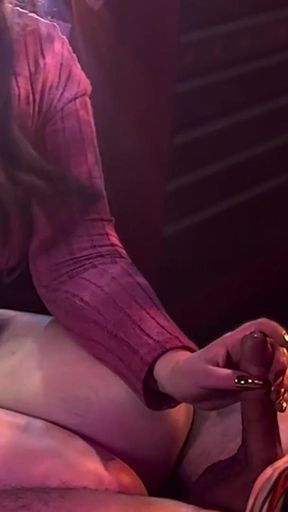 STEPMOM TEACHES ME ABOUT SAFE SEX WITH A HANDJOB ENDING   Clip 1