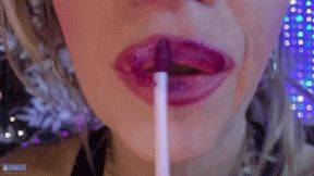 Purple Metallic Liquid Lipstick (HD) MP4