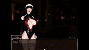 resonance [ futanari hentai game pornplay ] ep.7 caught by suprise by the blue skin naughty succubus in the cave