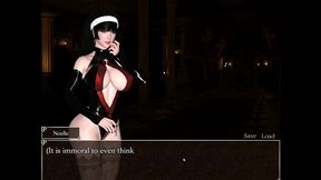 resonance [ futanari hentai game pornplay ] ep.7 caught by suprise by the blue skin naughty succubus in the cave