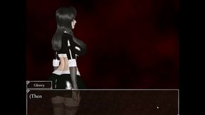 resonance [ futanari hentai game pornplay ] ep.7 caught by suprise by the blue skin naughty succubus in the cave