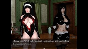 resonance [ futanari hentai game pornplay ] ep.7 caught by suprise by the blue skin naughty succubus in the cave