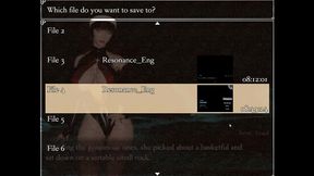 resonance [ futanari hentai game pornplay ] ep.7 caught by suprise by the blue skin naughty succubus in the cave
