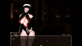 resonance [ futanari hentai game pornplay ] ep.7 caught by suprise by the blue skin naughty succubus in the cave